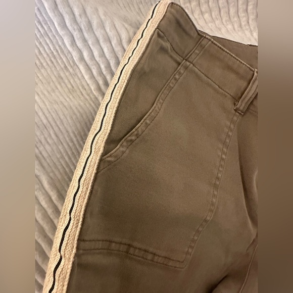 Munrow Side Stripe Green Inca Pants - Picture 4 of 5